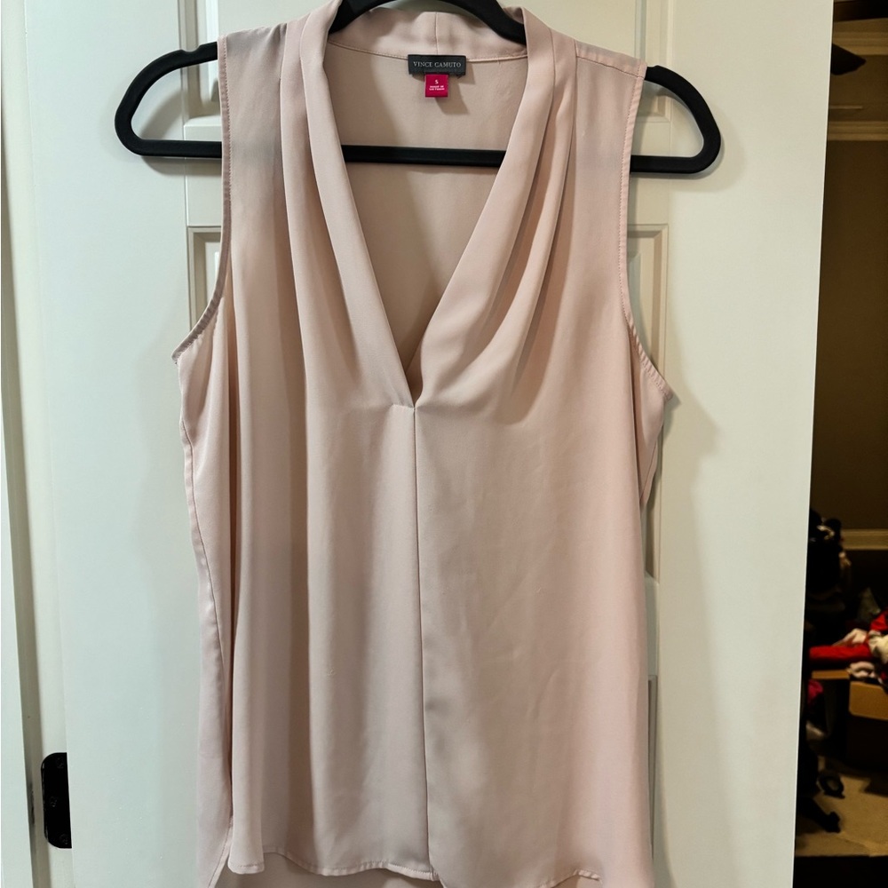 Vince Camuto Blush Sleeveless Blouse